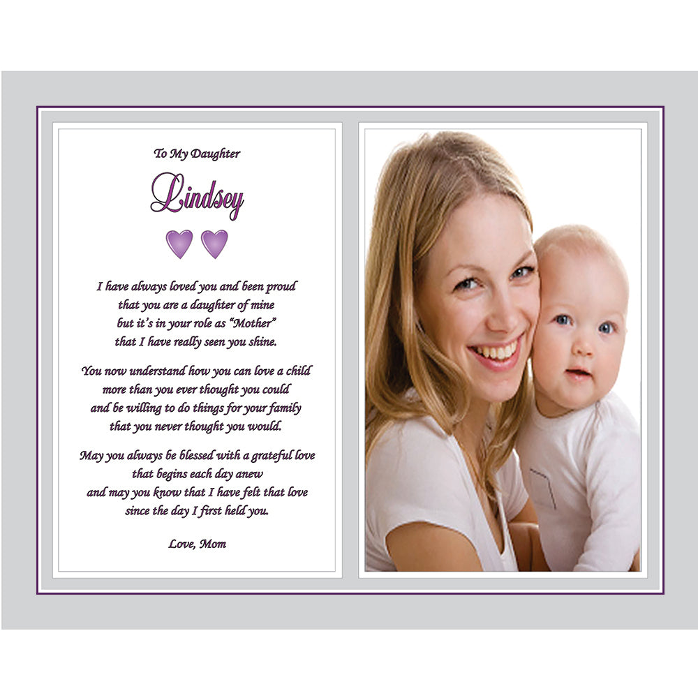 Daughter Gift for Christmas or Birthday, Personalized Poem Praising Her for Being a Good Mom