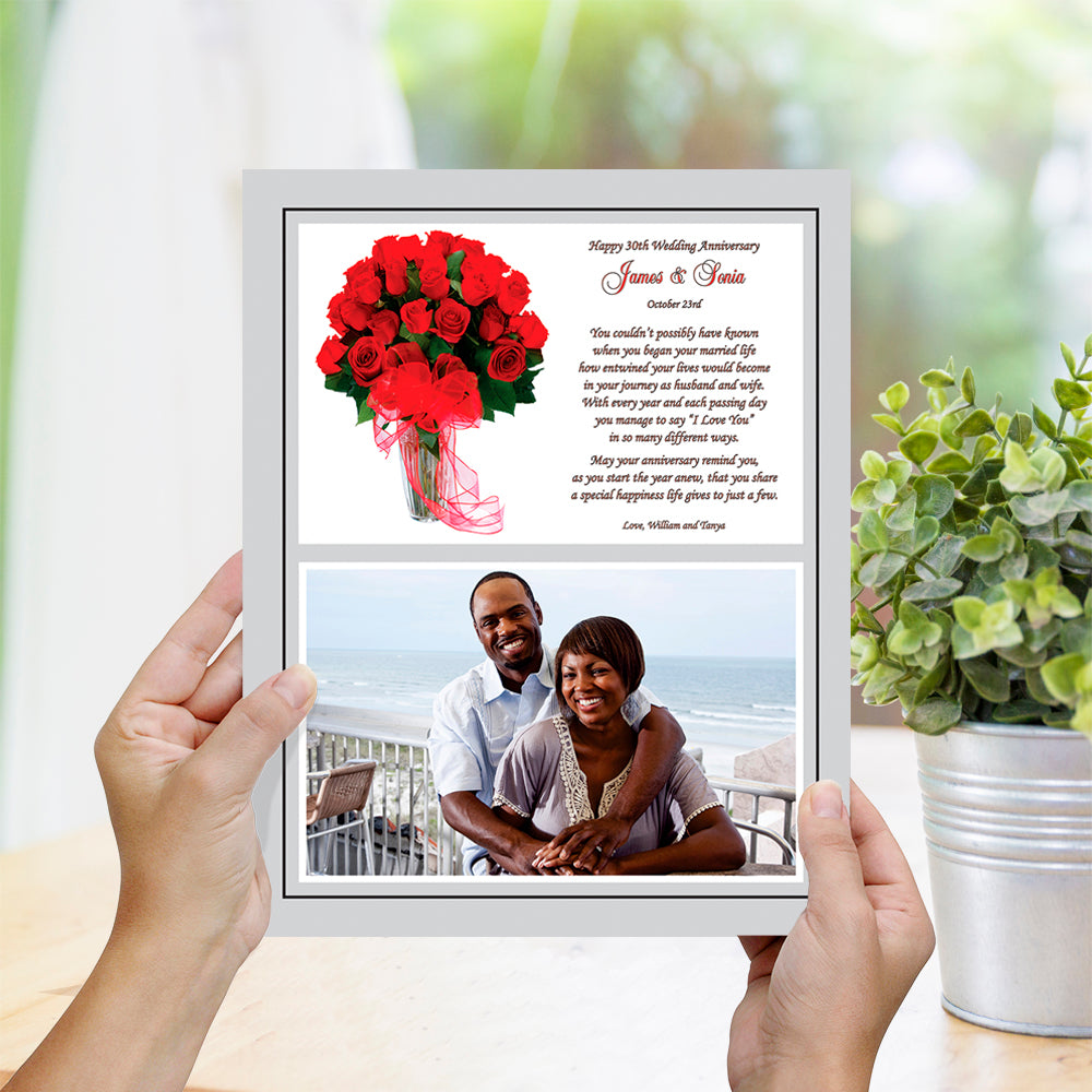 ANNIVERSARIES: 50th, 40th, 30th, 25th, 15th, 10th, 5th, 2nd...any year!