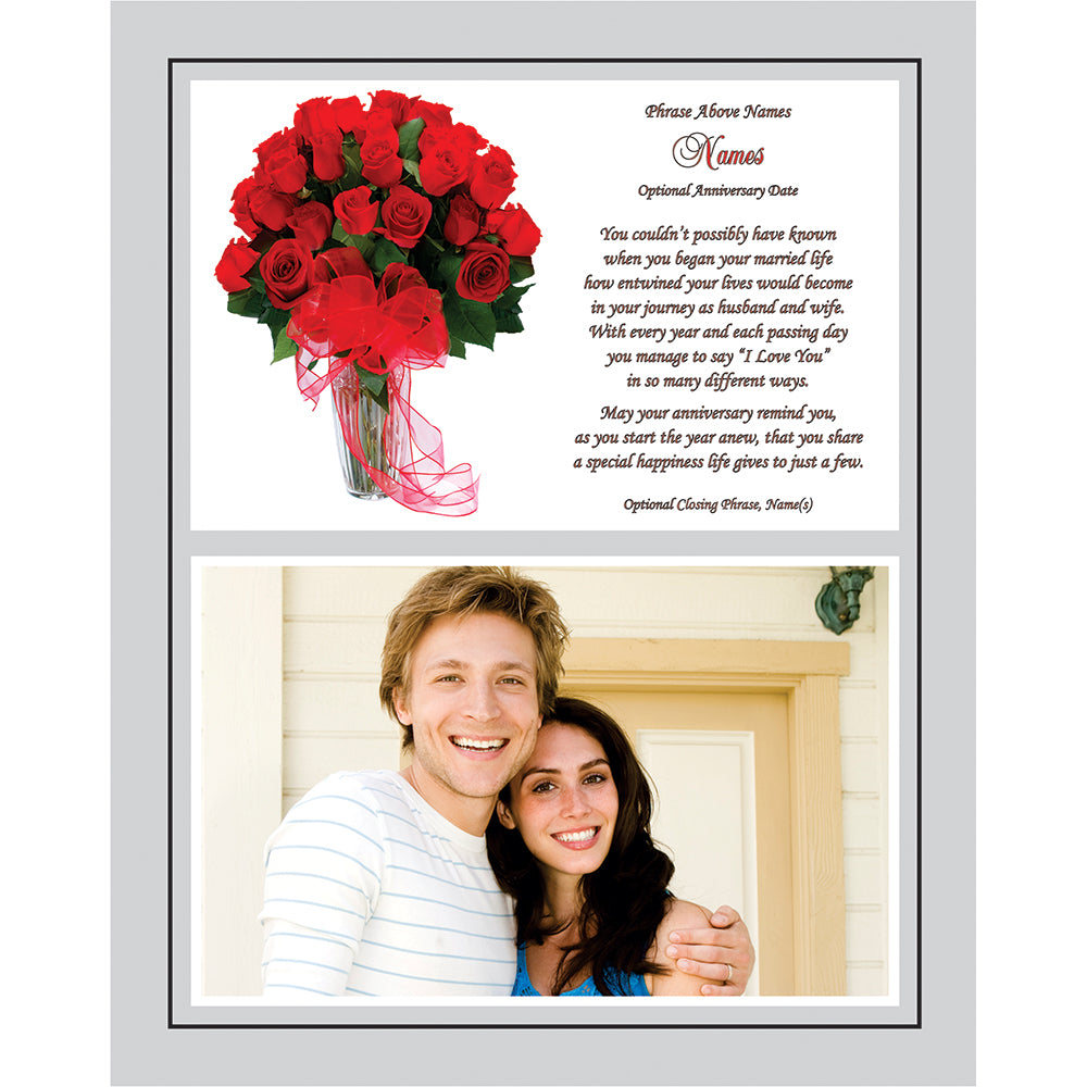 ANNIVERSARIES: 50th, 40th, 30th, 25th, 15th, 10th, 5th, 2nd...any year!