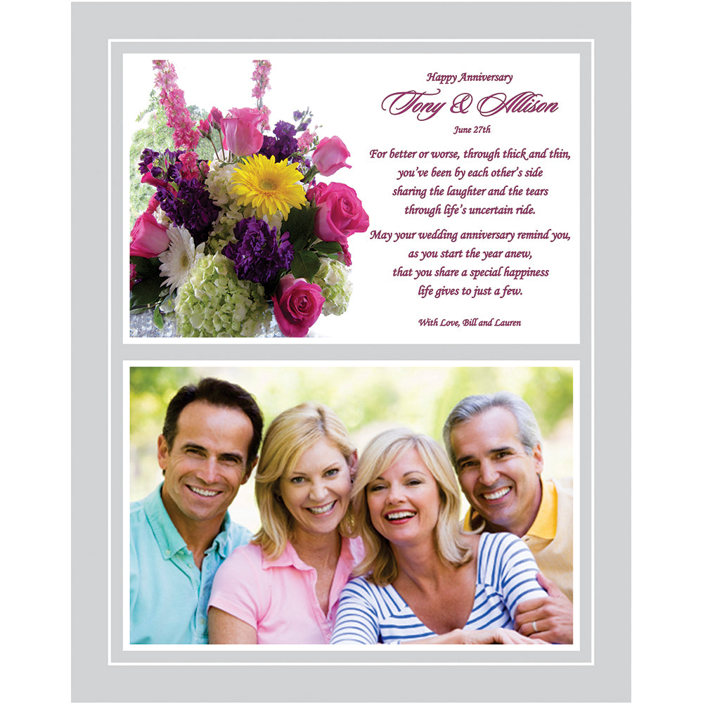 Personalized Gift For Any Year Anniversary, 8x10 Inch Custom Print