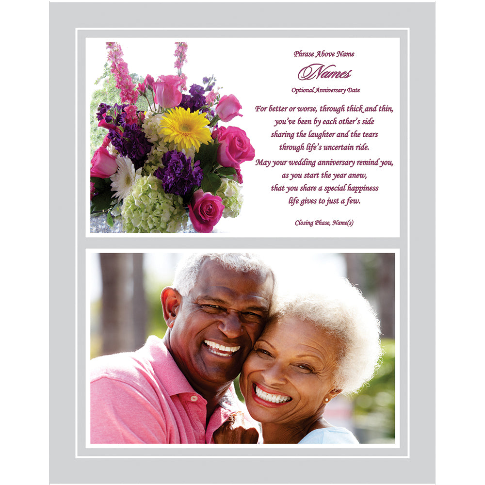 Personalized Gift For Any Year Anniversary, 8x10 Inch Custom Print