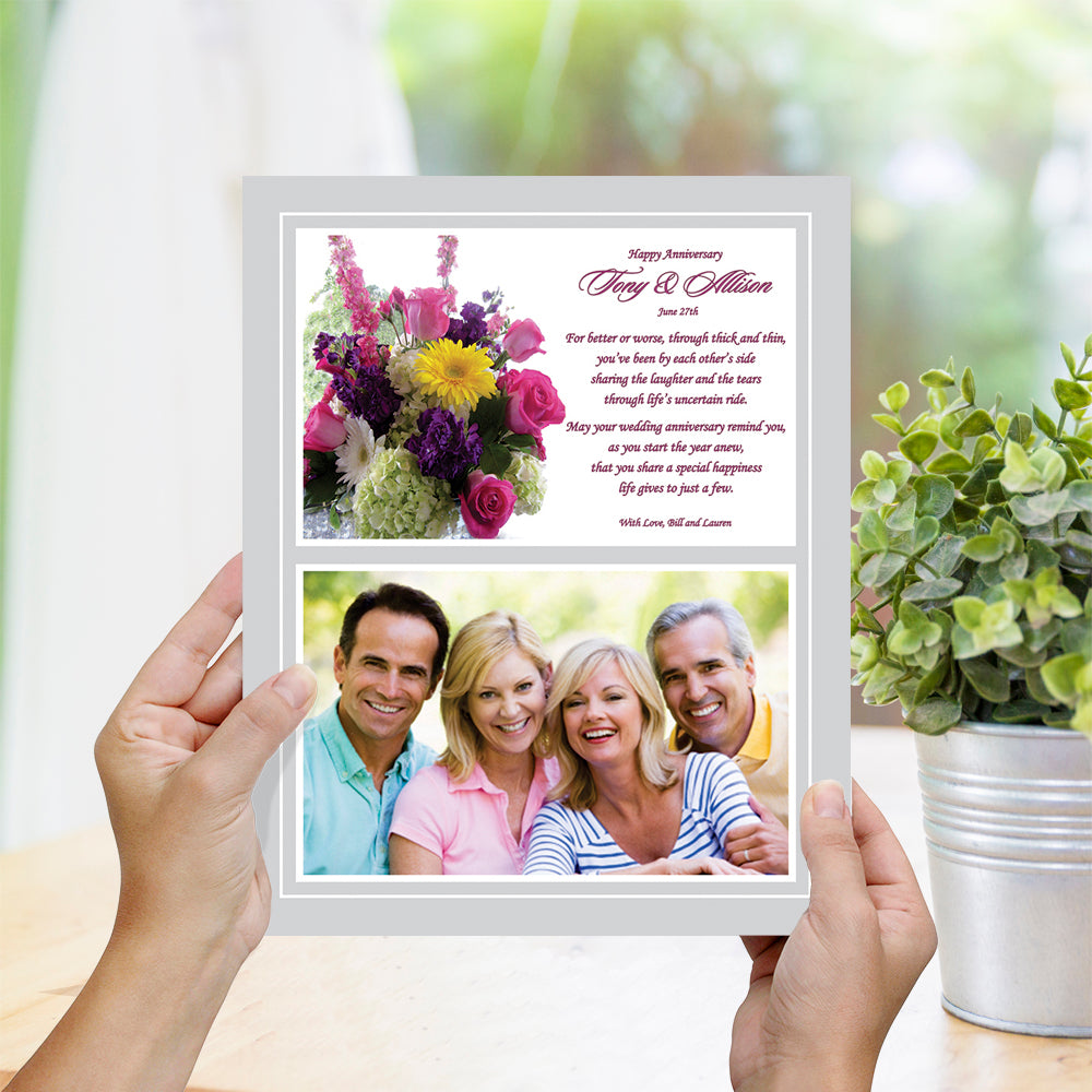 Personalized Gift For Any Year Anniversary, 8x10 Inch Custom Print