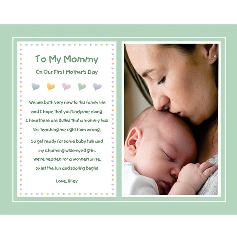 New Mom - To My Mommy On Our First Mother's Day, Touching Poem from 1 or More Children