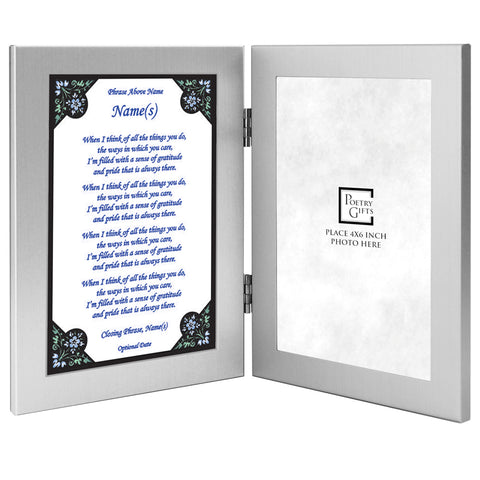Background for Your Poem in Double Attached Frames