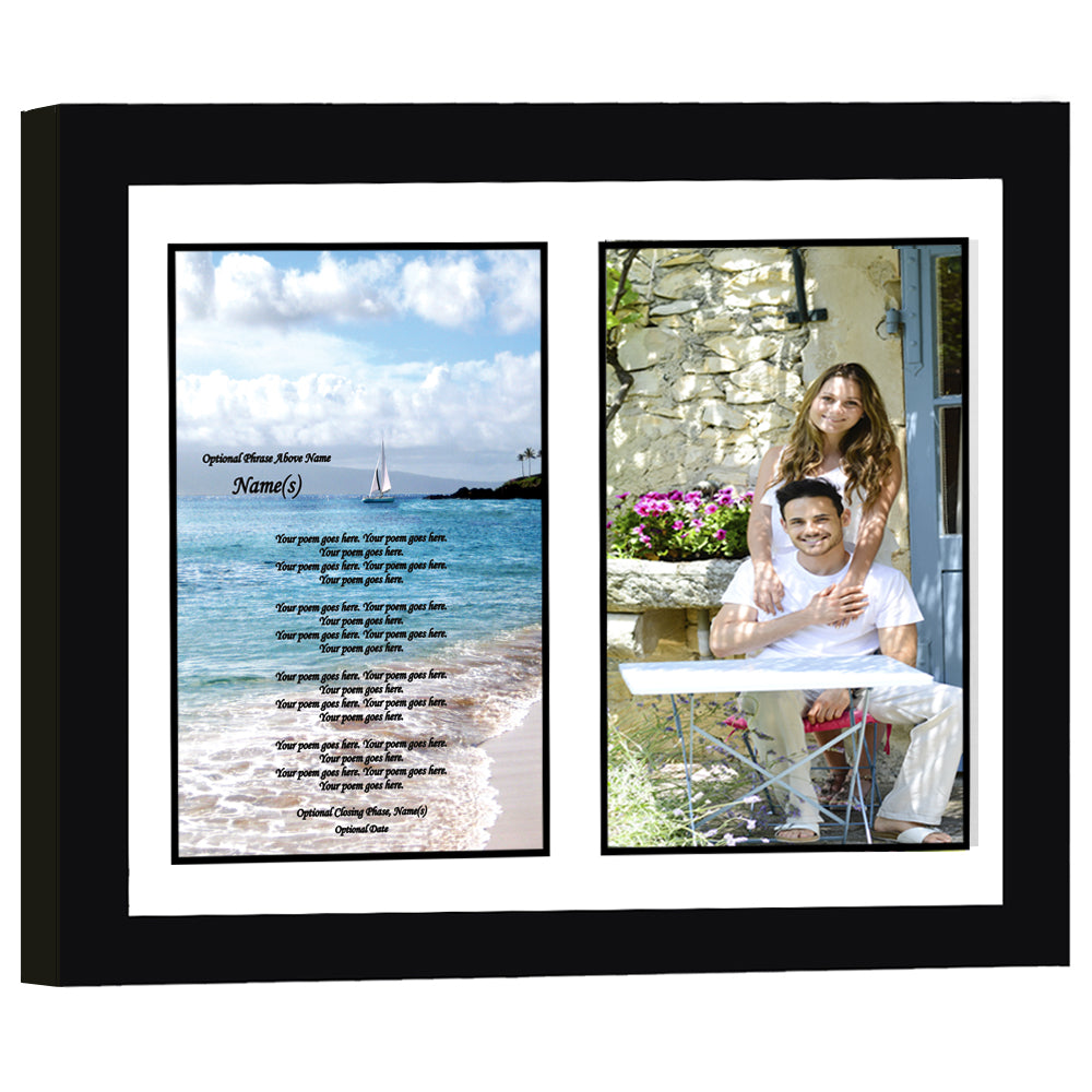 Frame Your Poetry In Ocean Scene, Add Photo