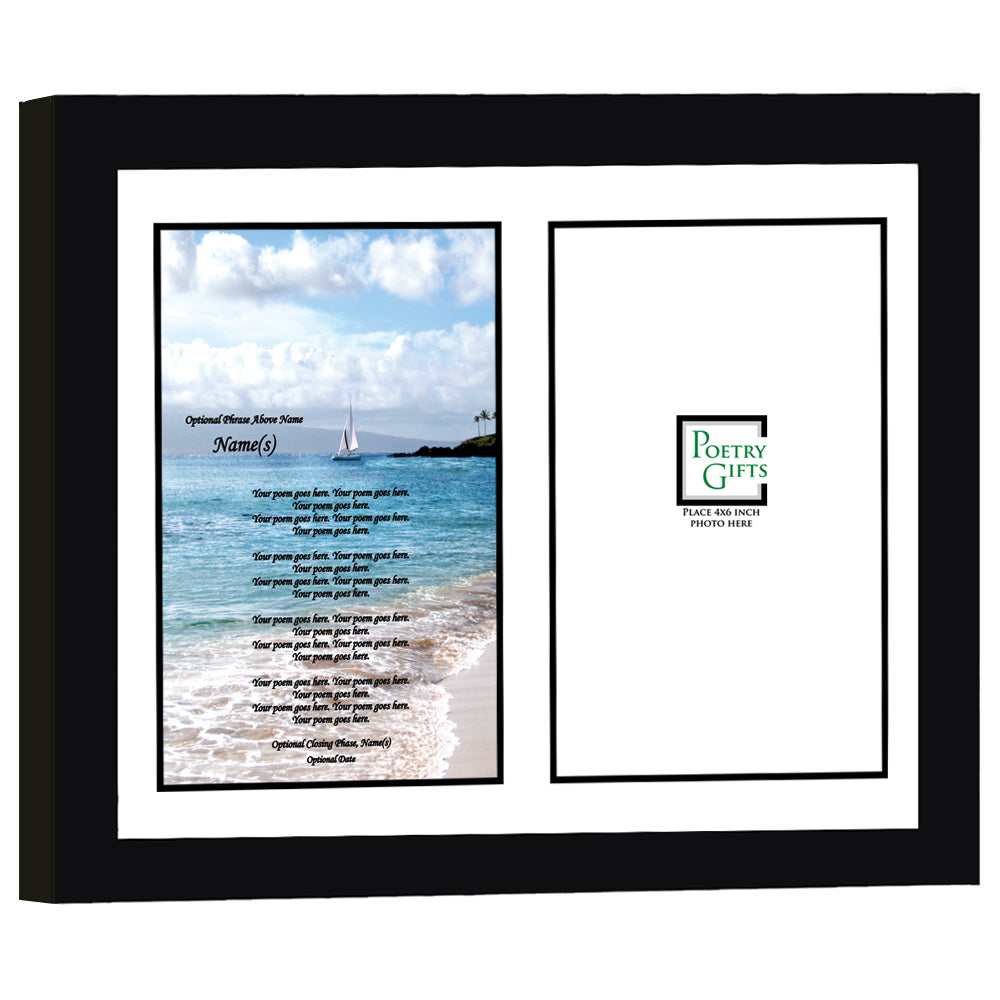 Frame Your Poetry In Ocean Scene, Add Photo
