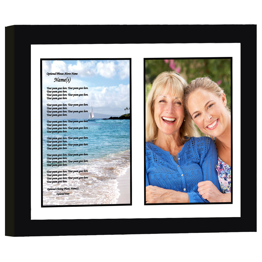 Frame Your Poetry In Ocean Scene, Add Photo