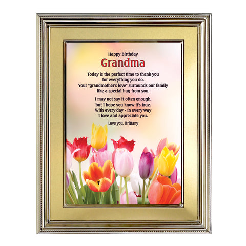 Personalized Grandmother Birthday or Mother's Day Gift from Grandchildren