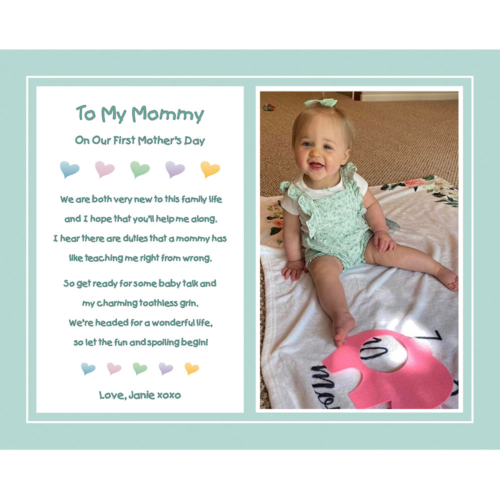 Baby Boy Baptism or Christening Gift Personalized Sweet Blessing